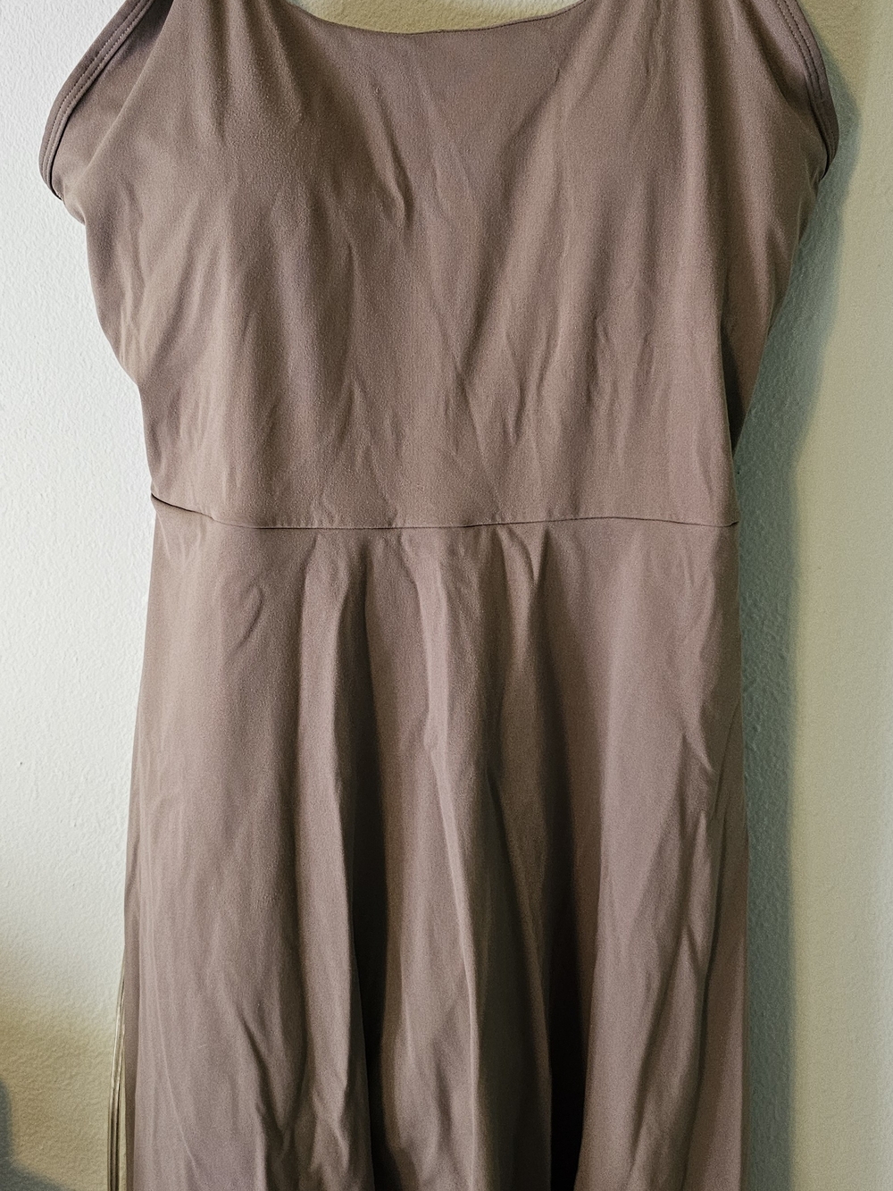 Olive Green Stretch Fabric Skort Outfit